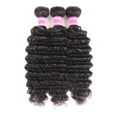 Kytago Unprocessed Brazilian Virgin Hair Deep Wave 3 Bundles Soft Best Virgin Brazilian Human Hair Weave