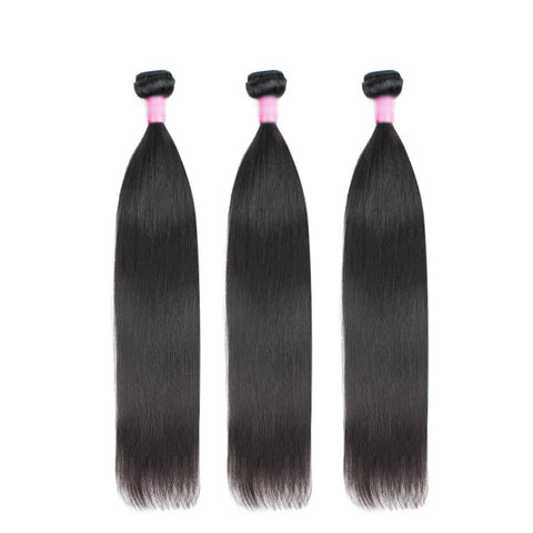 Kytago Wholesale Best Indian Straight Hair Weave 3 Bundles Real Long Virgin Indian Human Hair Extensions