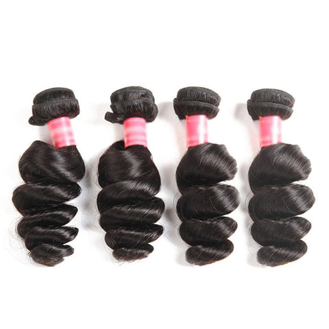 Kytago Brazilian Loose Wave Hair 4 Bundles African American